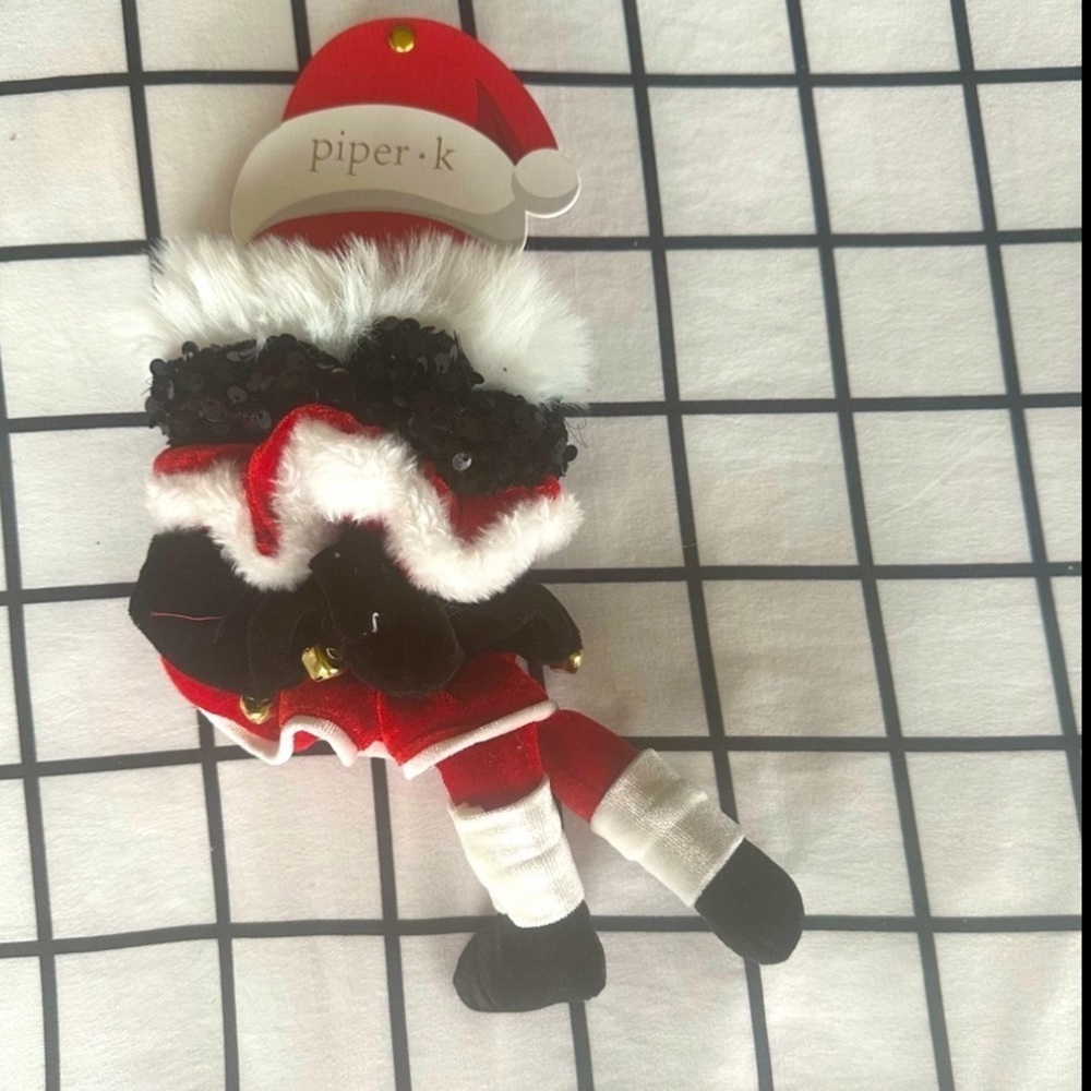 Piper K Christmas Santana Scrunchie Set